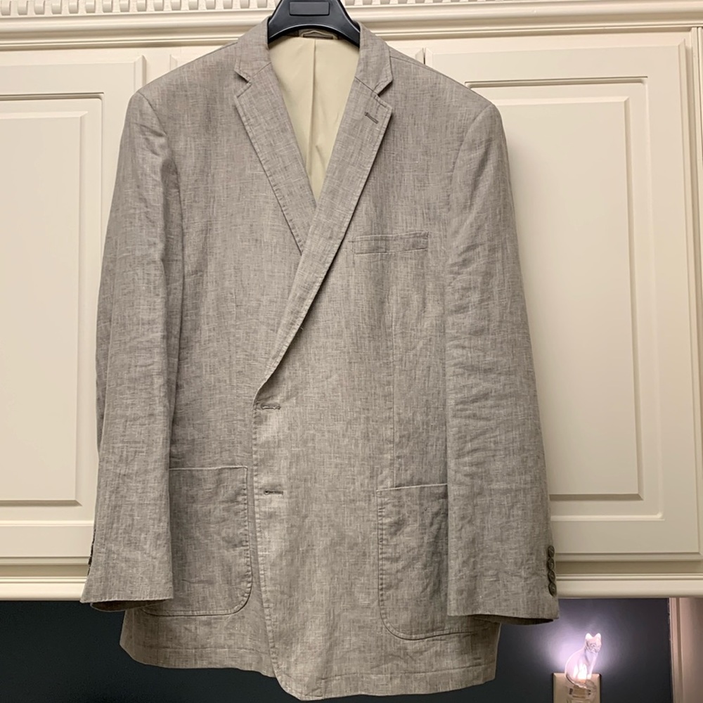 Calvin Klein linen Blazer Sport coat 50L NWOT